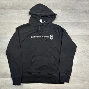 Sudadera Pullover Gimnasio Reapers Sudadera con Capucha Negra Para Hombre Talla Mediana Entrenamiento Spandex 5% - Imagen 1 de 9