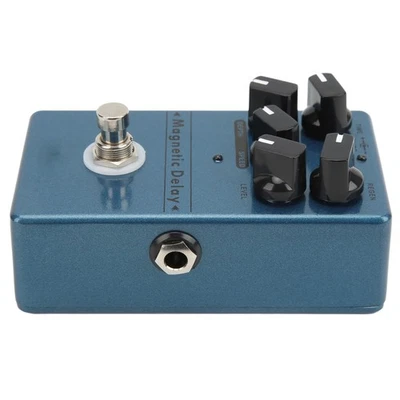Pedales de guitarra delays ecos magnéticos pedal de retardo perilla de tiempo de tamaño pequeño para