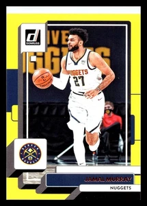 Tarjeta paralela de inundación amarilla 2022-2023 Panini Donruss Jamal Murray Denver Nuggets - Imagen 1 de 2