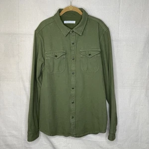 Camisa Manta OUTERKNOWN Para Hombre Grande Verde Pesada Franela - Imagen 1 de 8