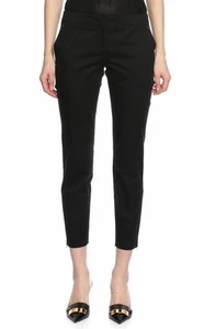 EMILIO PUCCI black stretch cotton crop pants Size 8 US / 42 IT authentic NWT - Picture 1 of 11