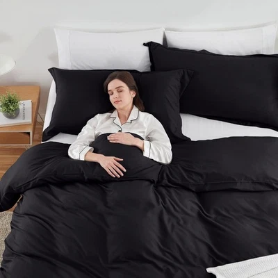 Juego de funda de edredón con fundas de almohada fundas de edredón de lujo juegos de cama Queen King Reino Unido Foto 1 de 4