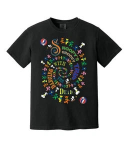 Snoopy's Groovy Trip with the Dead T-Shirt Grateful Dead Dancing Bear Peanuts - Bild 1 von 3