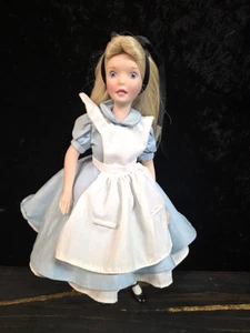 VINTAGE FRANKLIN MINT ALICE IM WUNDERLAND PORZELLANPUPPE 12 ZOLL - Bild 1 von 8