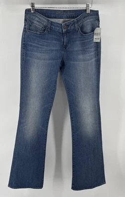 Nuevo Mavi Jeans Para Mujer Talla 27 Elástico Acampanado Azul Denim Campana Estilo Parte Inferior Foto 1 de 4