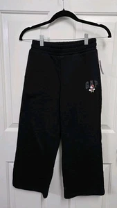 GapKids | Disney Minnie Mouse Relaxed Wide-Leg Logo Sweatpants, Size: M (8) - Picture 1 of 4