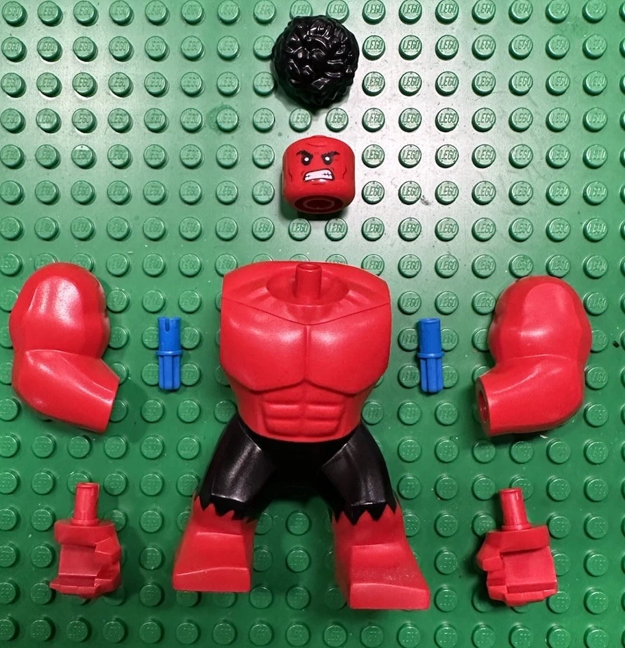 Lego Red Hulk 76292 Big Figure Minifigure Only Minifig Never Assembled Genuine - Image 1 of 1