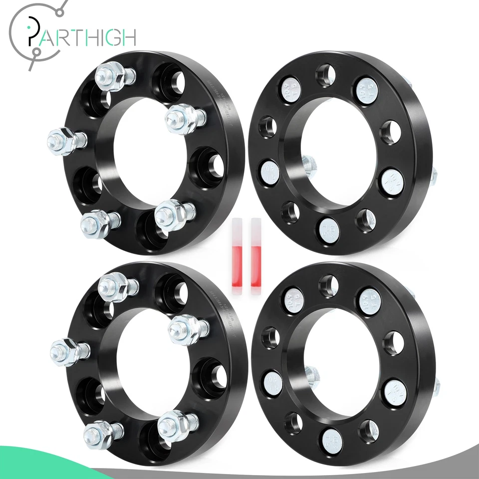 Espaciadores de rueda (4) 1" de grosor 12x1,25 para Nissan Sentra Máxima Murano Rogue 5x4,5 Foto 1 de 4