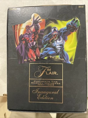 1994 Fleer Flair Marvel Empty Box + 24 Empty Pack Box - Image 1 of 4