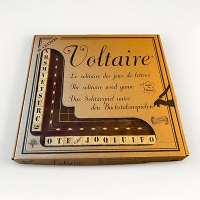 VOLTAIRE SOLITAIRE WORD GAME- Used - 100% Complete See Pics - Image 1 of 4