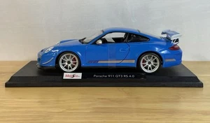 Maisto Porsche 911 GT3 RS 4.0 1:18 Scale Special Edition - 🔹Blue 🔹 - Picture 1 of 12