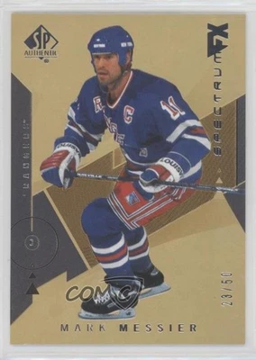 2018-19 SP Authentic Spectrum FX Veterans Bounty Gold /50 Mark Messier #S-40 HOF - Image 1 of 2