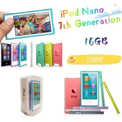 Apple iPod Nano 7th, 8th Generation 16GB (365 Day Warranty) NEW All colours Box - Image 1 of 4
