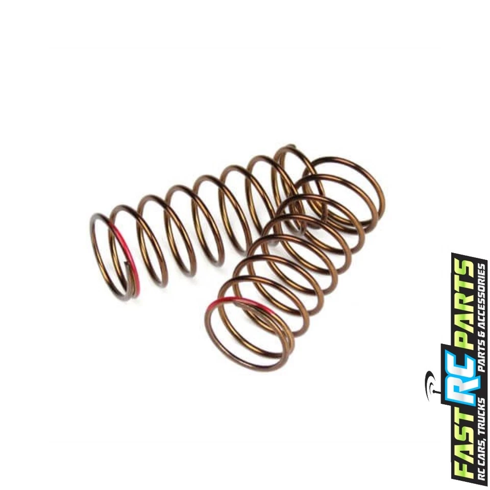 TKR7237 Shock Spring Set Frnt 1.4x8.75 4.37lb/in 50mm Red  Tekno RC - Image 1 of 1