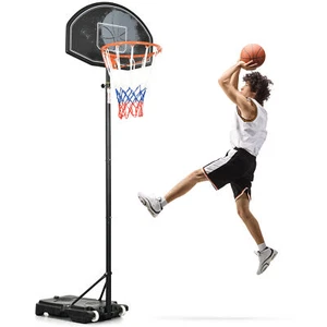 Portable Basketball Hoop 5.1-8.5FT Adjustable Height Goal Outdoor Backboard Park - Picture 1 of 12