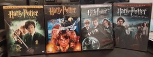 Harry Potter Lot of 4 DVDs Brand New Sealed Chamber Sorcerer's Phoenix & Goblet - Picture 1 of 9