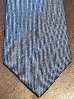 Corbata de cuello para hombre Dkny gris 100 % seda hecha en China Foto 1 de 4