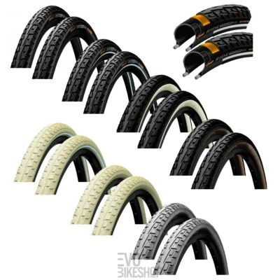 2 x Continental RIDE Tour Reifen Fahrradreifen + Pannenschutz E-Bike E-25 Conti