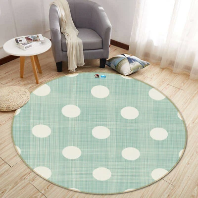 3D Green Circle ZHUA933 Game Non Slip Rug Mat Photo Carpet Zoe - Image 1 of 4