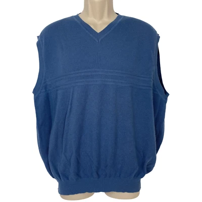 Ping Sweater Vest Mens XL Blue V-Neck Sleeveless Lightweight Pullover Golf - Image 1 of 4