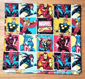 NEW MARVEL SUPERHEROES CAMELOT FABRIC 113cms x 106cms (13020204VS) BRAND NEW - Picture 1 of 6