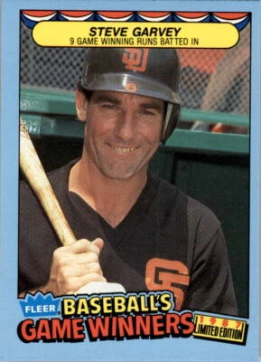 1987 Fleer Game Winners #16 Steve Garvey - NM-MT - Image 1 of 2