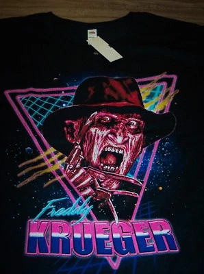 Camiseta ESTILO VINTAGE PESADILLA EN ELM STREET FREDDY KRUGER AÑOS 80 PEQUEÑA NUEVA Foto 1 de 2