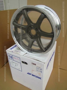 WORK EMOTION T7R 2P WHEEL SIZE 18X9.0J +35 5X114.3 ASHED TITANIUM 923-57197A jdm - Picture 1 of 12