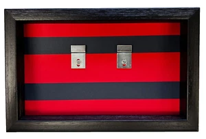 Royal Engineers Medal Case. For 6 -8 Medals. Black Frame - Picture 1 of 5
