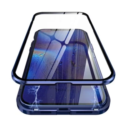 Case For iPhone 17 Pro Max Air 16 15 14 13 12 Magnetic Double Sided Glass Cover - Image 1 of 4