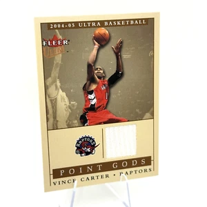 Vince Carter 2004 Fleer Ultra Basketball NBA Point Gods[Game-Used Jersey /250]NM - Picture 1 of 3