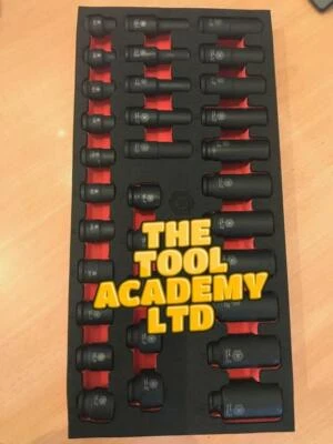 Britool SALE Marque of Skill 7mm - 22mm Air Impact Sockets in Foam 6 Point - Image 1 of 4