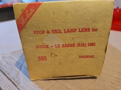 Объектив стоп-сигнала/заднего фонаря NORS GLO-BRITE 395 RH GM 5952048 для 1961 Buick LeSabre  - Изображение 1 из 4