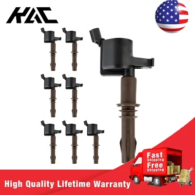 8x Ignition Coils For Ford F-150 5.4L 2007-2010 Ford Expedition 2008-2014 - Image 1 of 4
