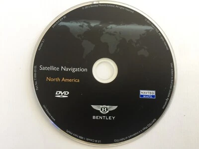 2011 12 13 14 2015 Bentley Continental GT NAVIGATION DVD T1000-20105 VERSION 3.1 - Image 1 of 4