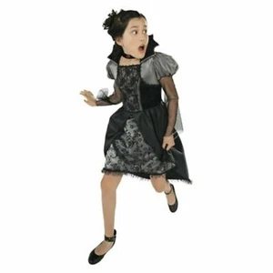 GIRL`S COSTUME SIZE SMALL ( 4 - 6 ) * DARK VAMPIRESS PRINCESS * NWT - Picture 1 of 2