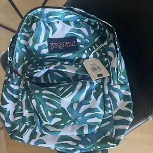 JanSport Superbreak One Backpack - Leaf Print - Picture 1 of 4