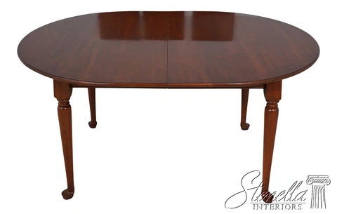 L60463EC: HENKEL HARRIS Cherry Queen Anne Dining Room Table Cover