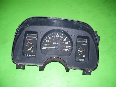 1990 Pontiac Sunbird Speedometer instrument Cluster 140k Gauges Dash - Изображение 1 из 2