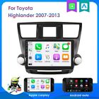 For Toyota Highlander 2008-2013 10.1" Android Car Stereo Radio GPS Navi Carplay