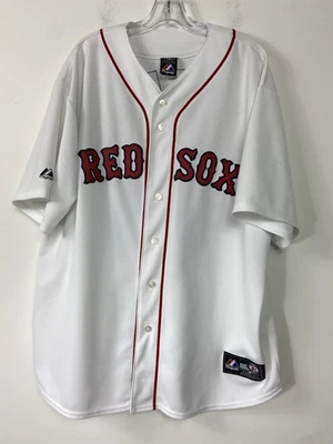 Jacoby Ellsbury Jersey Mens 2XL White Majestic Boston Red Sox Read - Image 1 of 4