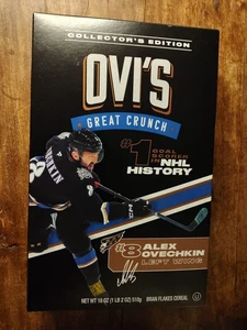 Ovi’s Great Crunch Cereal Alex Ovechkin 2025 Limited Collector Edition Sealed! - Picture 1 of 4
