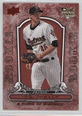 2008 Upper Deck A Piece of History Red /149 JR Towles #121 Rookie RC - Image 1 of 2