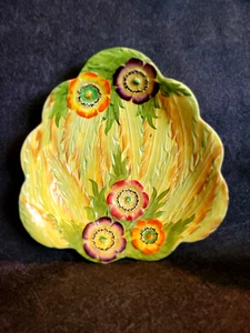 Vintage Carlton Ware 'Anemone' Pattern Serving Dish - Picture 1 of 7
