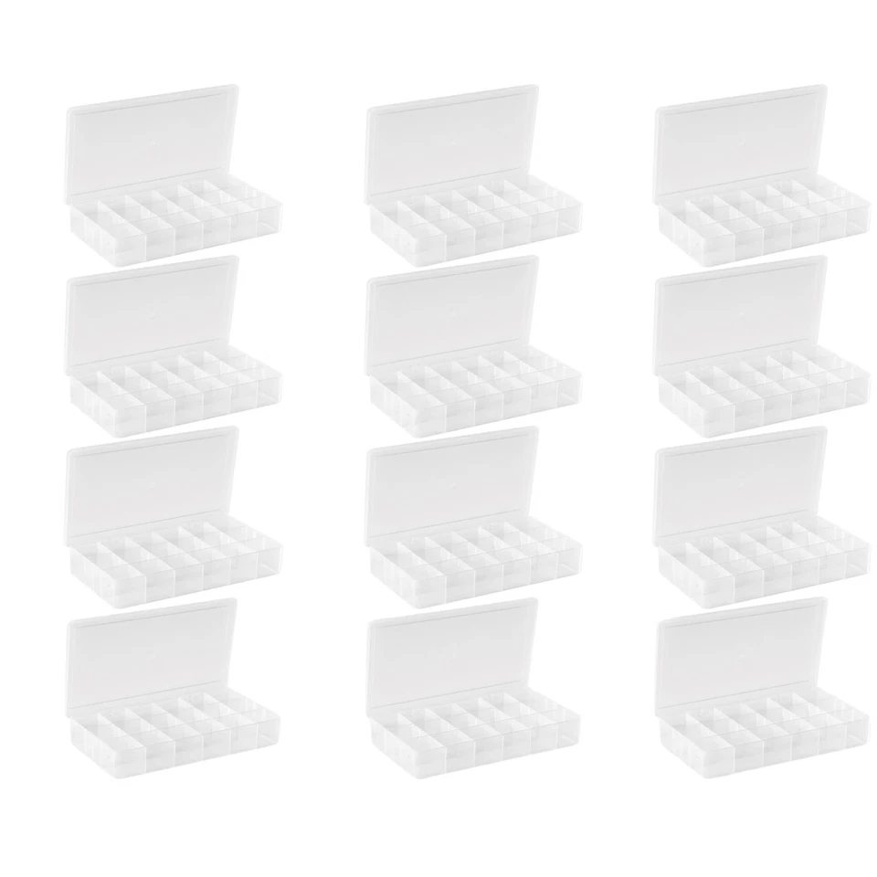 96352A Plastic Portable Parts Storage Box Bundle, Hardware and Crafts Organiz... - Image 1 of 4