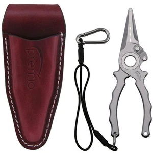 Danco Premio 5,5 Zoll Titanzange mit Lederscheide und Schlüsselband (PT55LS-P) - Bild 1 von 7