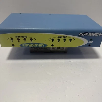 Midiman Midisport 4 x 4 USB MIDI Interface/ midi in & midi out good condition  - Image 1 of 4