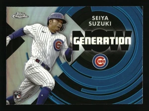 2022 Topps Chrome Generation Now Seiya Suzuki #GNC-22 Chicago Cubs - Picture 1 of 2