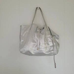 Tiffany & Co Leder Wende Beuteltasche Tasche Tiffany blau silber metallic groß authentisch - Bild 1 von 17