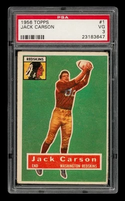 1956 Topps Set-Break #  1 Jack Carson PSA 3 VG - Image 1 of 3